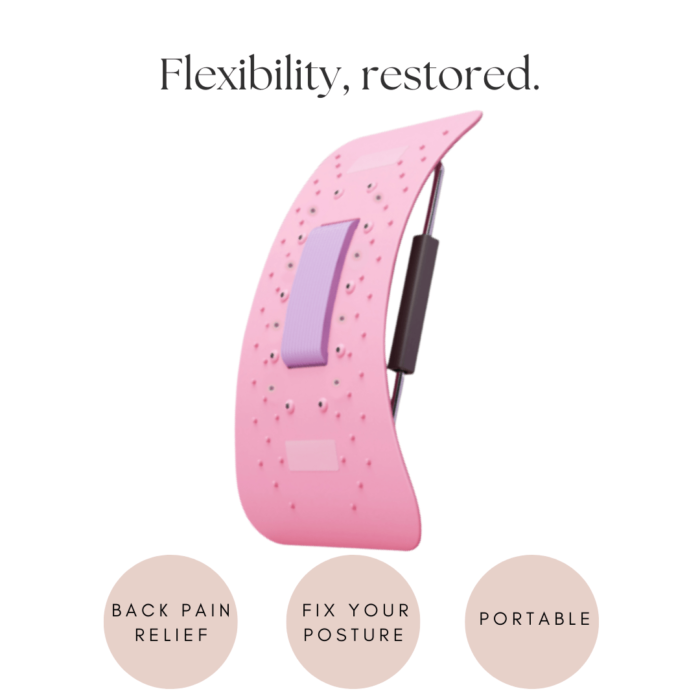 Restore flexibility with the Back Stretcher Massager Magnet therapy