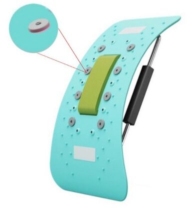 Back Stretcher Massager with 8 heated magnet chips