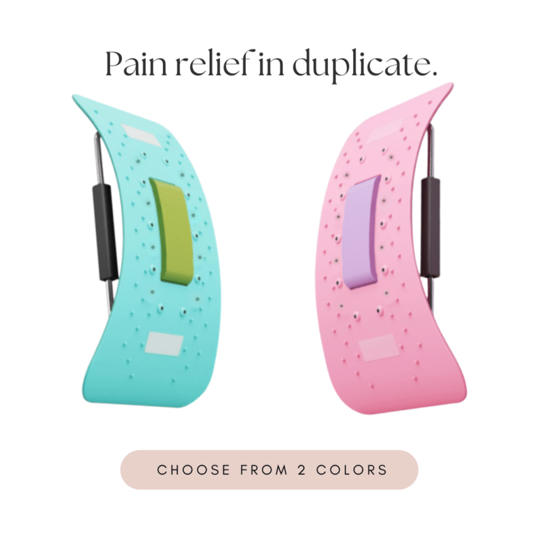 Back Stretcher Massager- pink and blue colors