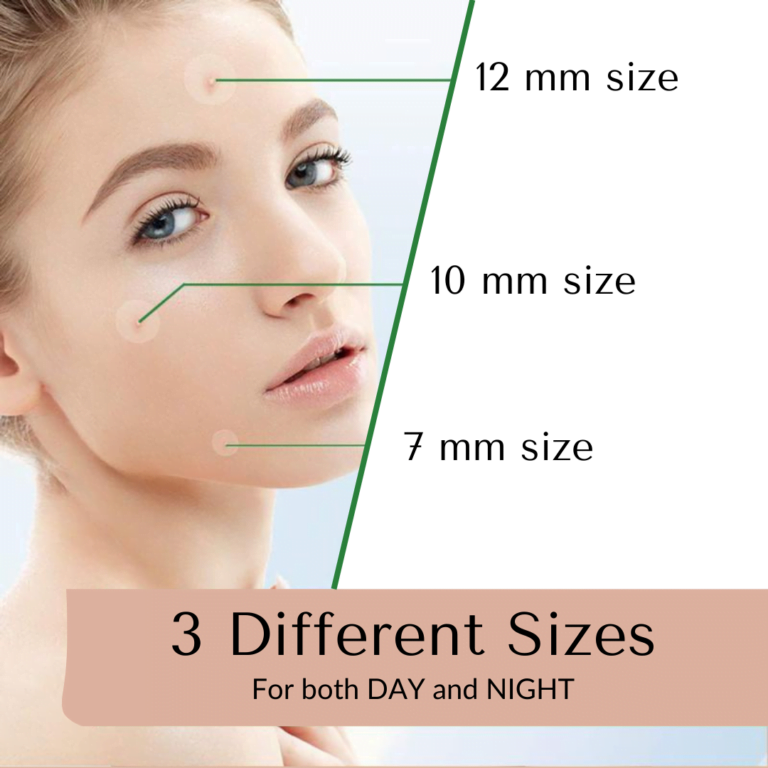 acne patch multiple sizes- from acne to clear skin