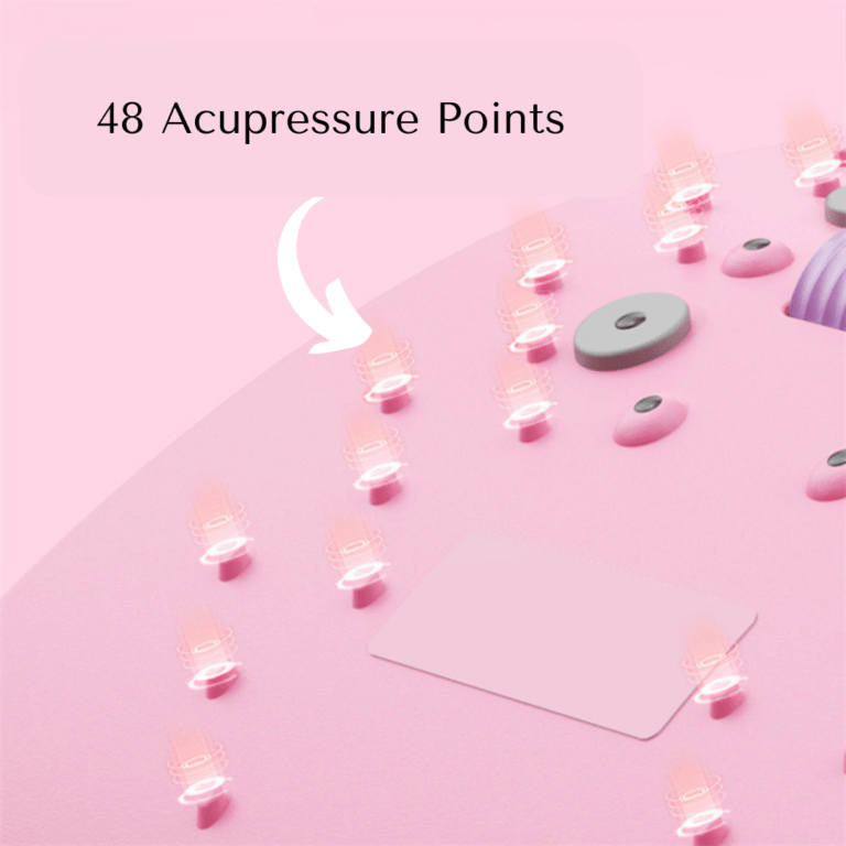 Back Stretcher Massager with 48 Acupressure points- zoomed in