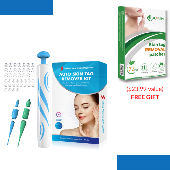 skin tag remover kit and mole remover patches with free gift