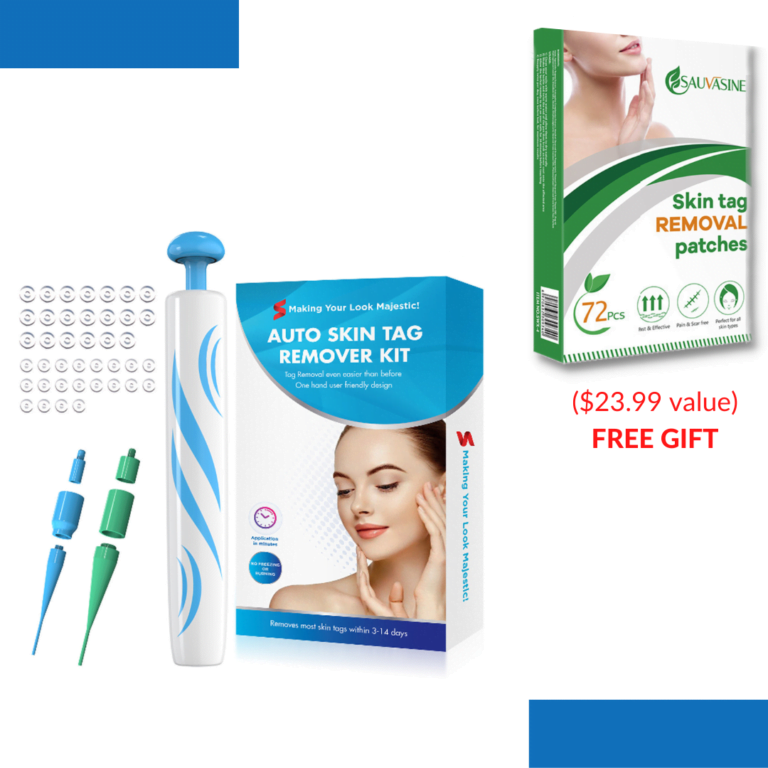 skin tag remover kit and mole remover patches with free gift