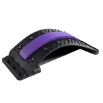 Back stretcher and massager with acupuncture points-purple color