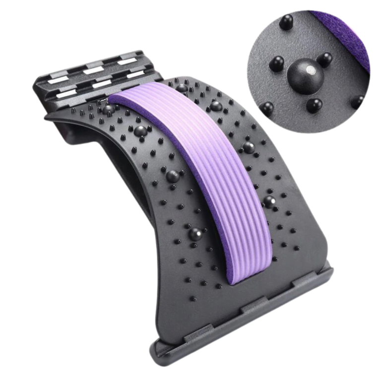 2 in 1 Back Stretcher and Massager 12 Back stretcher and massager with magnet therapy- Pure Gemme