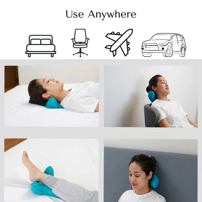 ZenPillow - Cervical Spine and Neck Massager 3 ZenPillow -Cervical Spine Massage Pillow- use anywhere, portable design