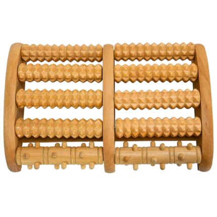 FasciaFix Wooden Foot Roller Massager-main image